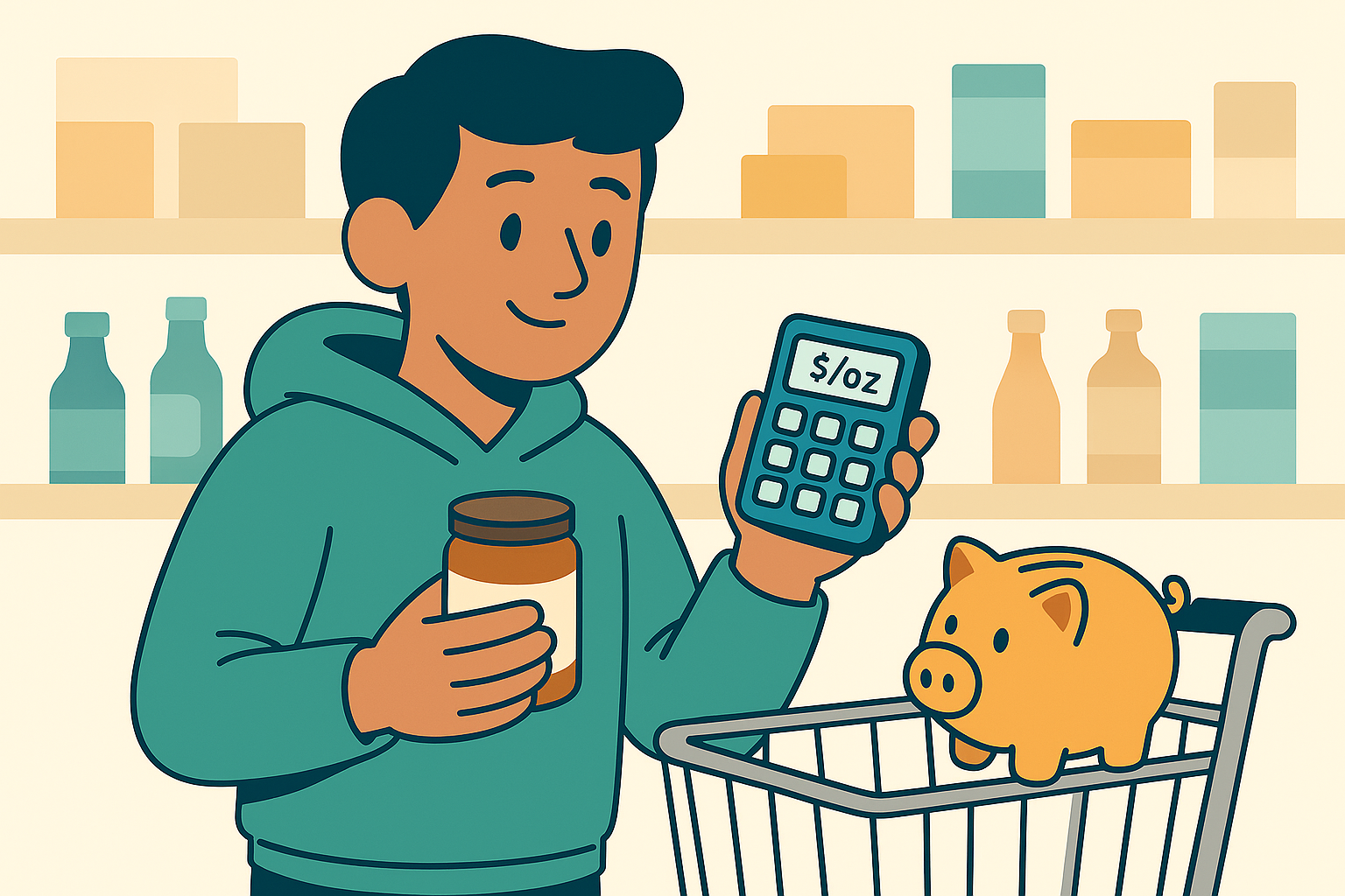 Unit-Price Ninja: grocery math that saves real money (with a “cents per ounce” table)