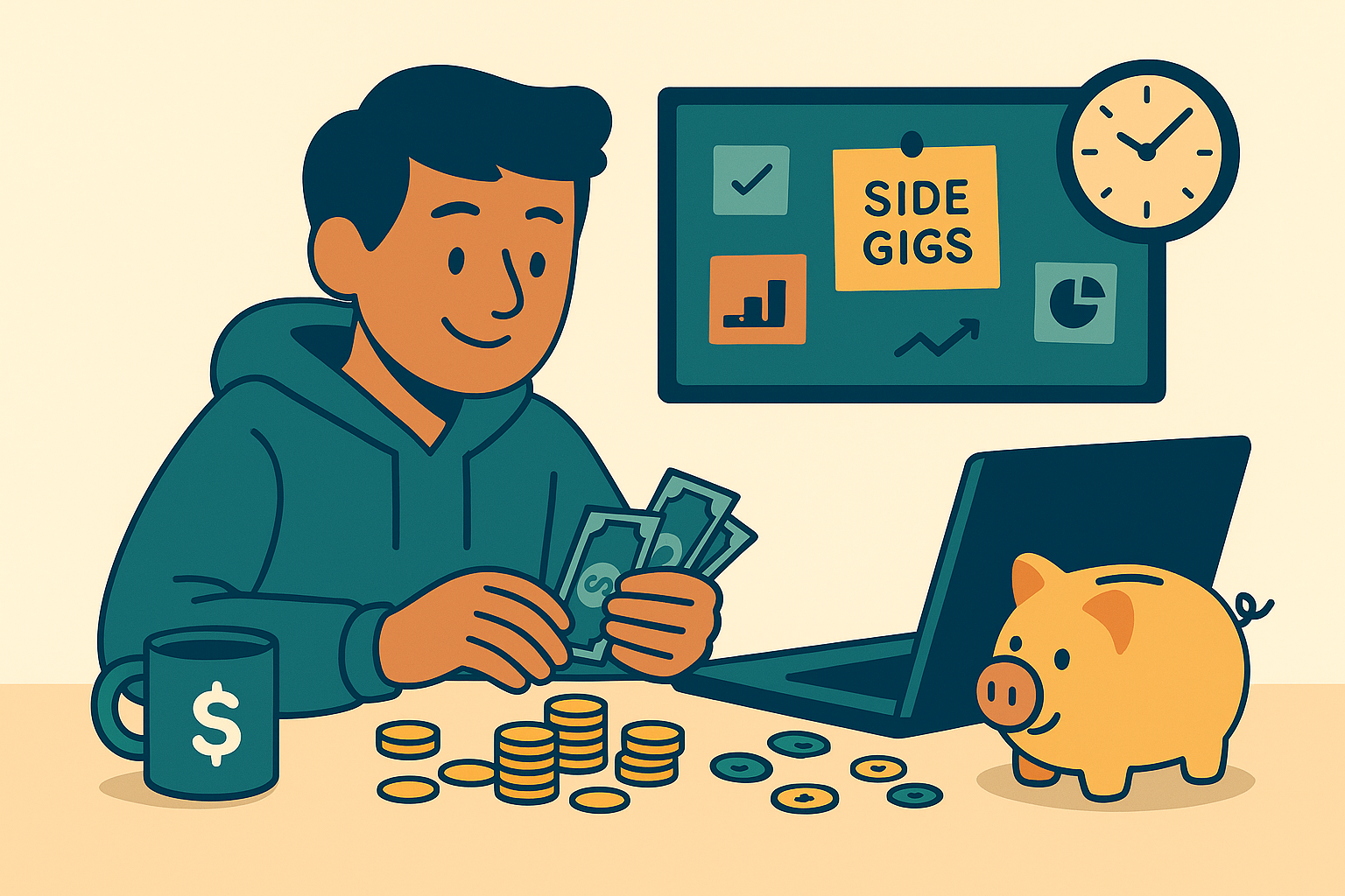 Side Income, Low Friction: $200–$600/Month Ideas That Don’t Fry Your Brain